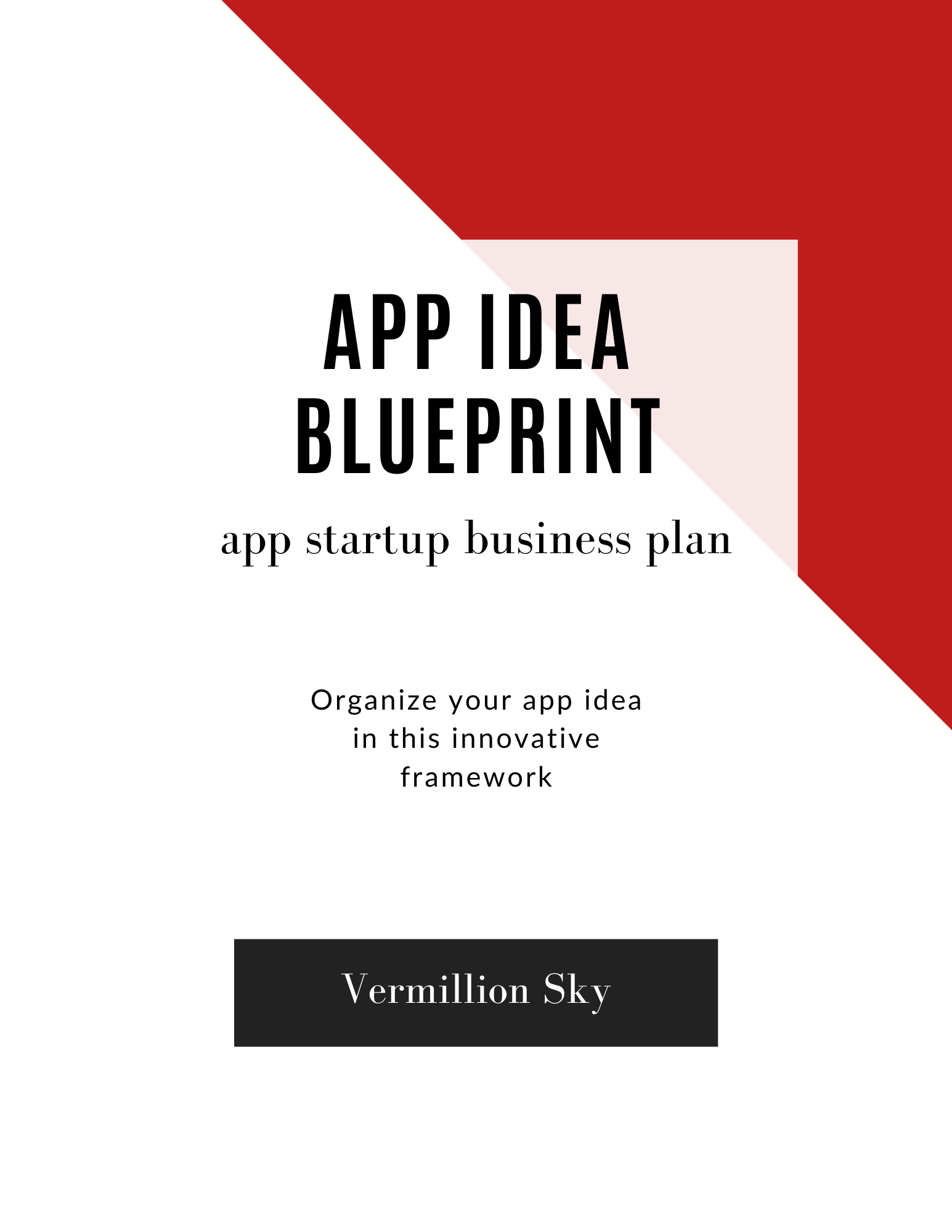 App Idea Workbook
